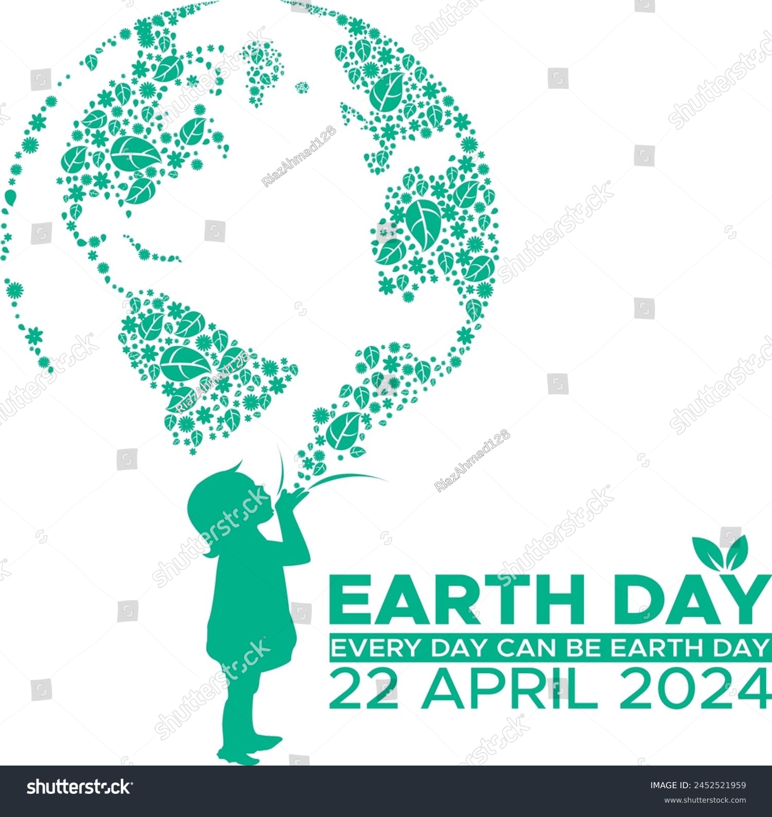 SVG of Earth Day. International Mother Earth Day. Environmental problems and environmental protection. Vector illustration. Earth day 2024, 22 april 2024 earth day svg