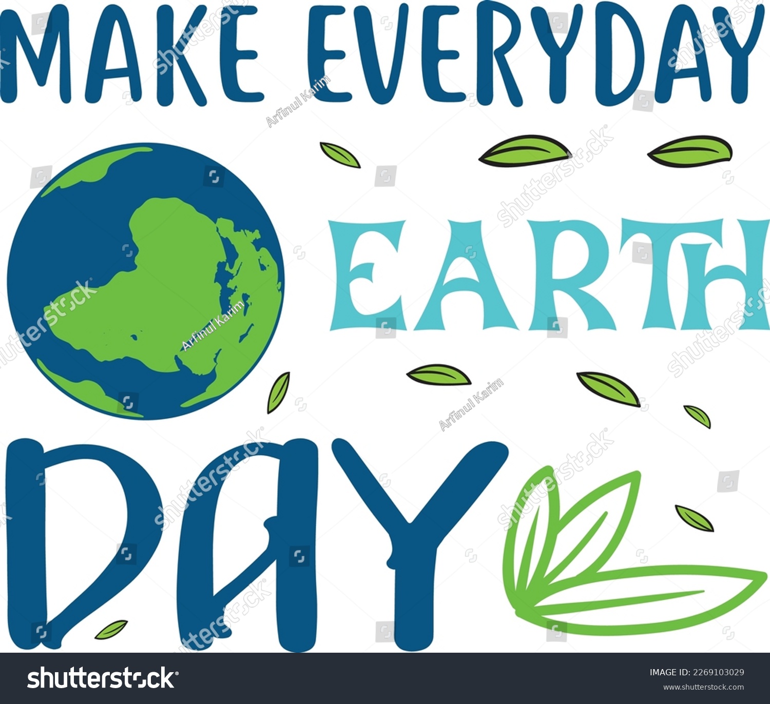 SVG of Earth day t-shirt design, earth day vector. svg