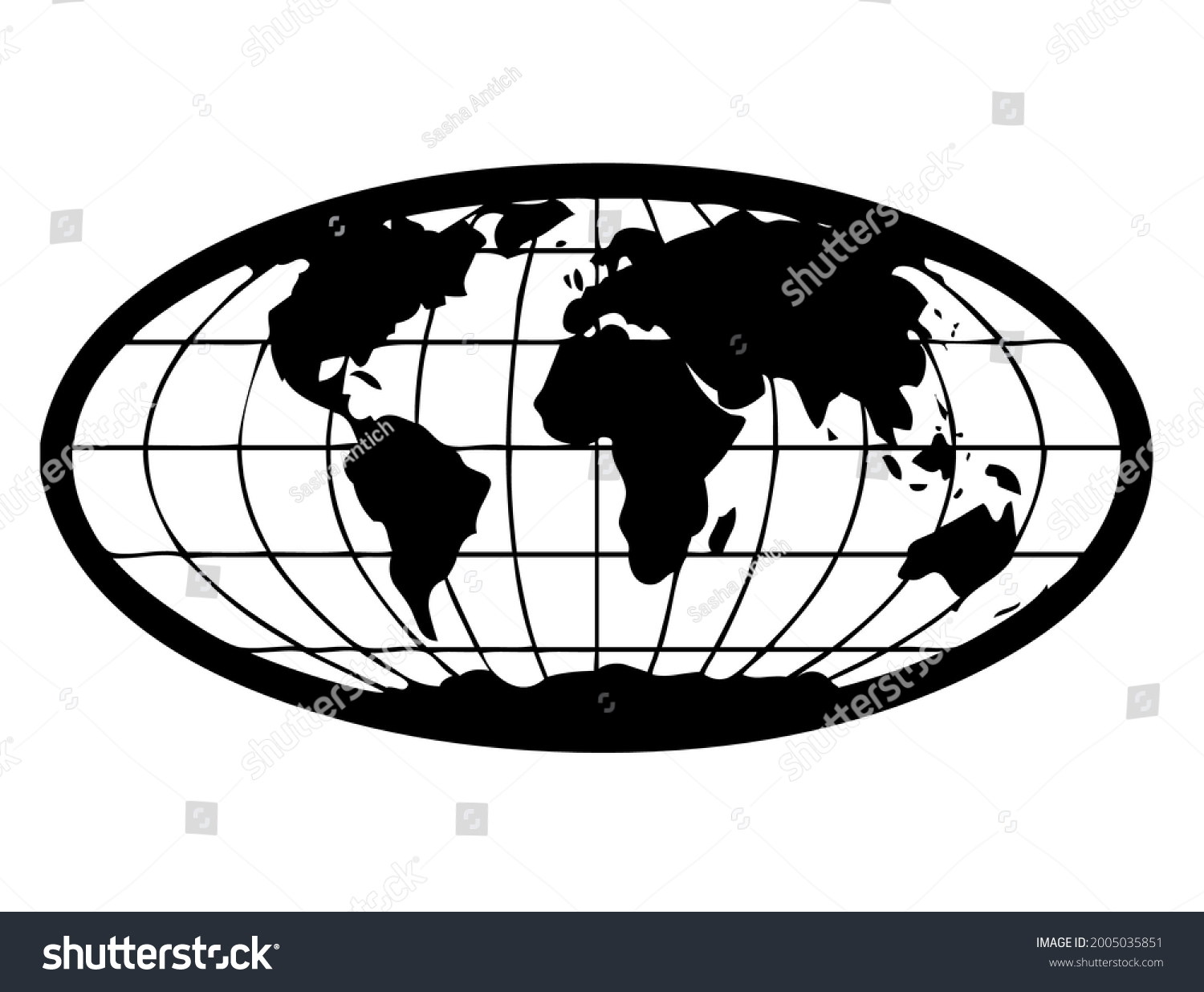 2,545 World map with longitude and latitude lines Images, Stock Photos ...