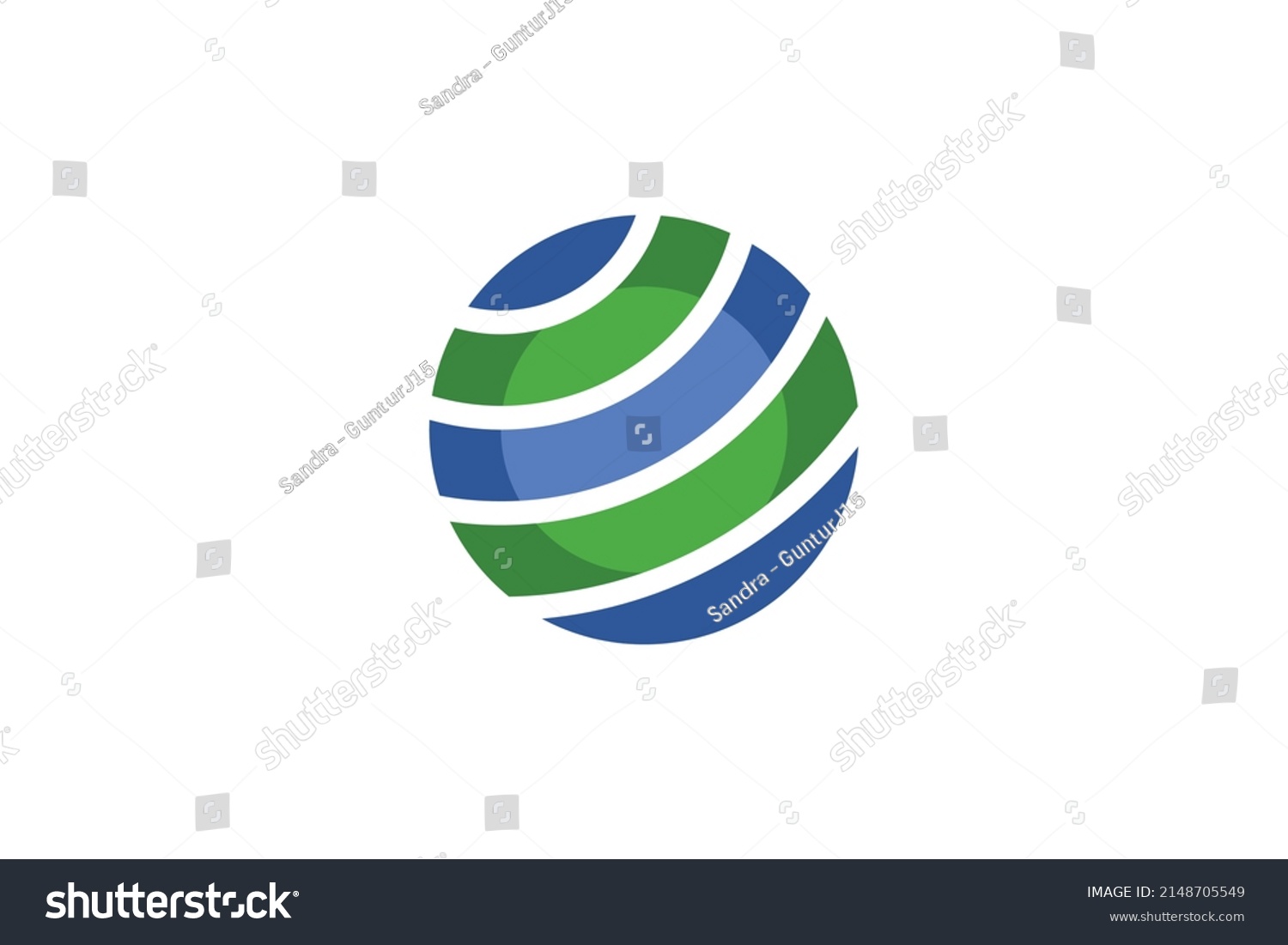 Earth Planet Colored Logo Vector Stock Vector (Royalty Free) 2148705549 ...