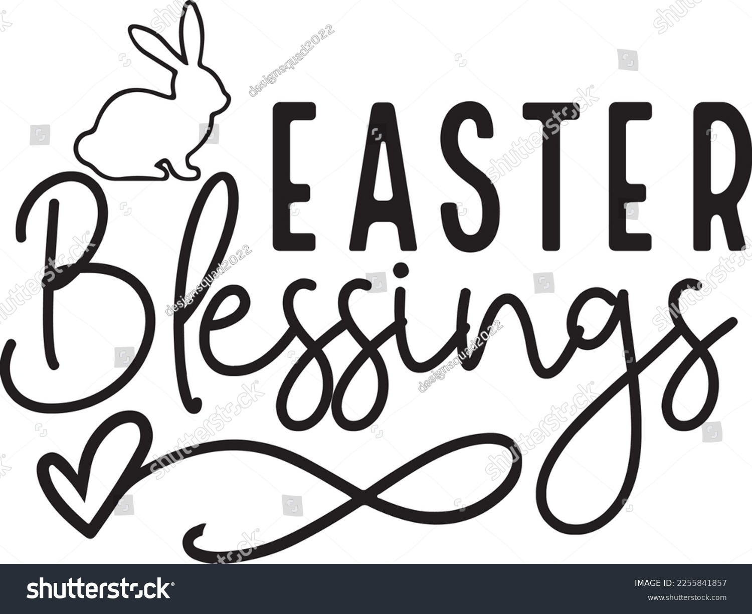 SVG of Easter Blessings Religious, Cross svg svg