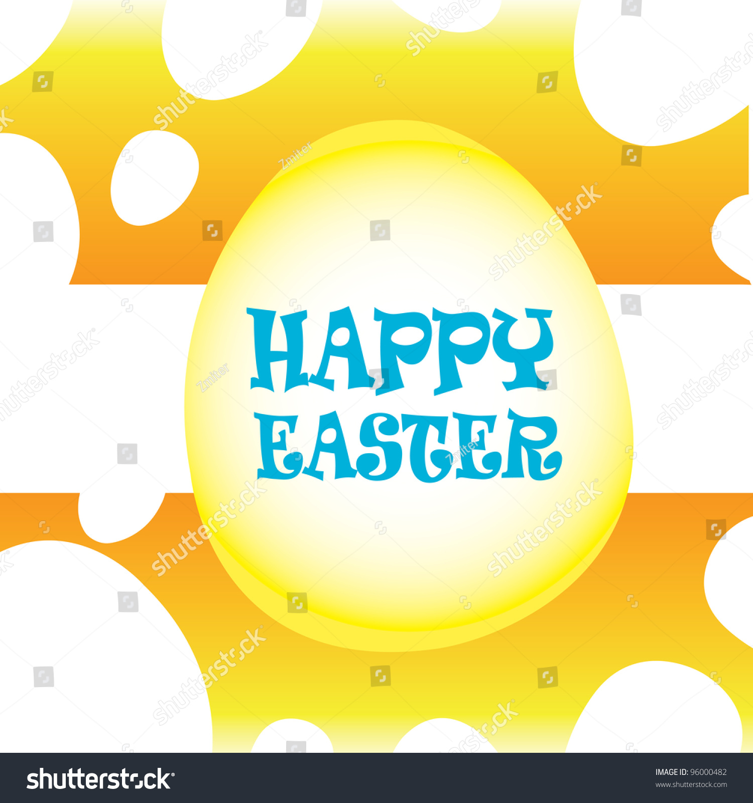 Easter Egg Vector Illustration Stock Vector (Royalty Free) 96000482 ...