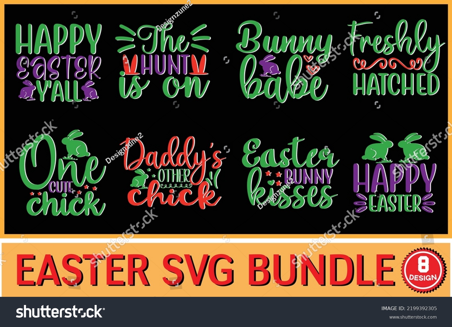 SVG of Easter svg design bundle file svg