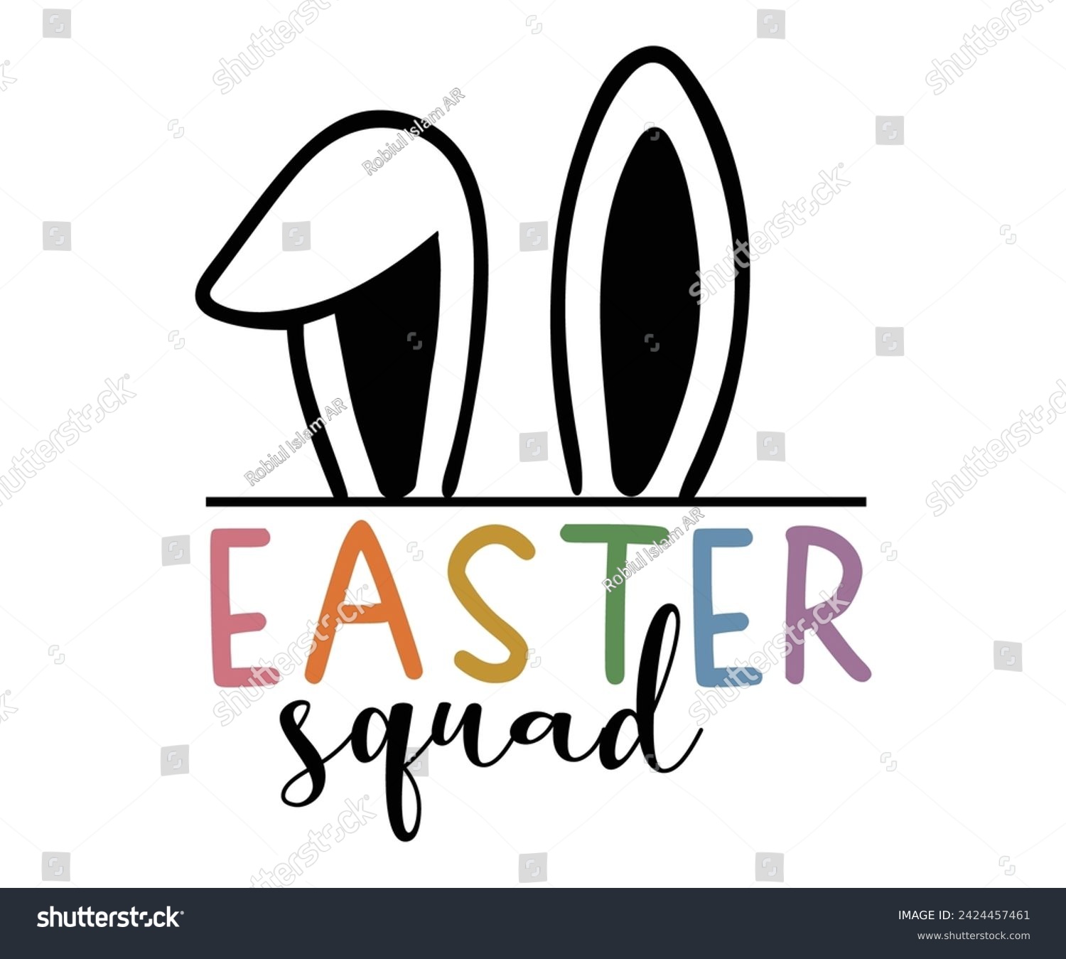 SVG of Easter Svg,Easter Squad ,Easter  Vibes, Retro Easter Svg,Easter Quotes, Spring Svg,Easter Shirt Svg,Easter Gift Svg,Funny Easter, Cricut, Cut File, Instant Download svg