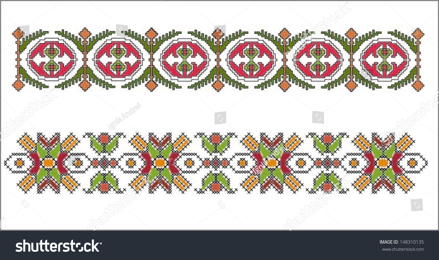 SVG of Eastern Europe Embroidery svg