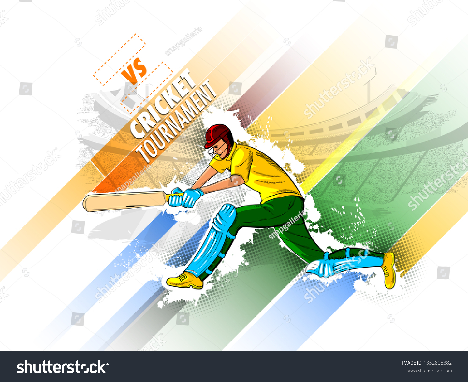 Easy Edit Vector Illustration Player Batsman Stock Vector Royalty Free 1352806382 Shutterstock 8310