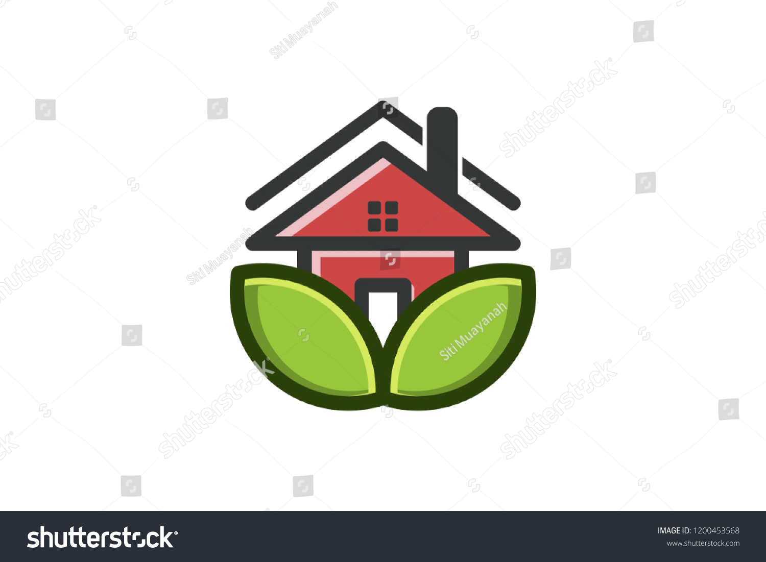 Eco House Logo Designs Inspiration Isolated Stock-Vektorgrafik Eco House Logo Designs Inspiration Isolated Stock-Vektorgrafik