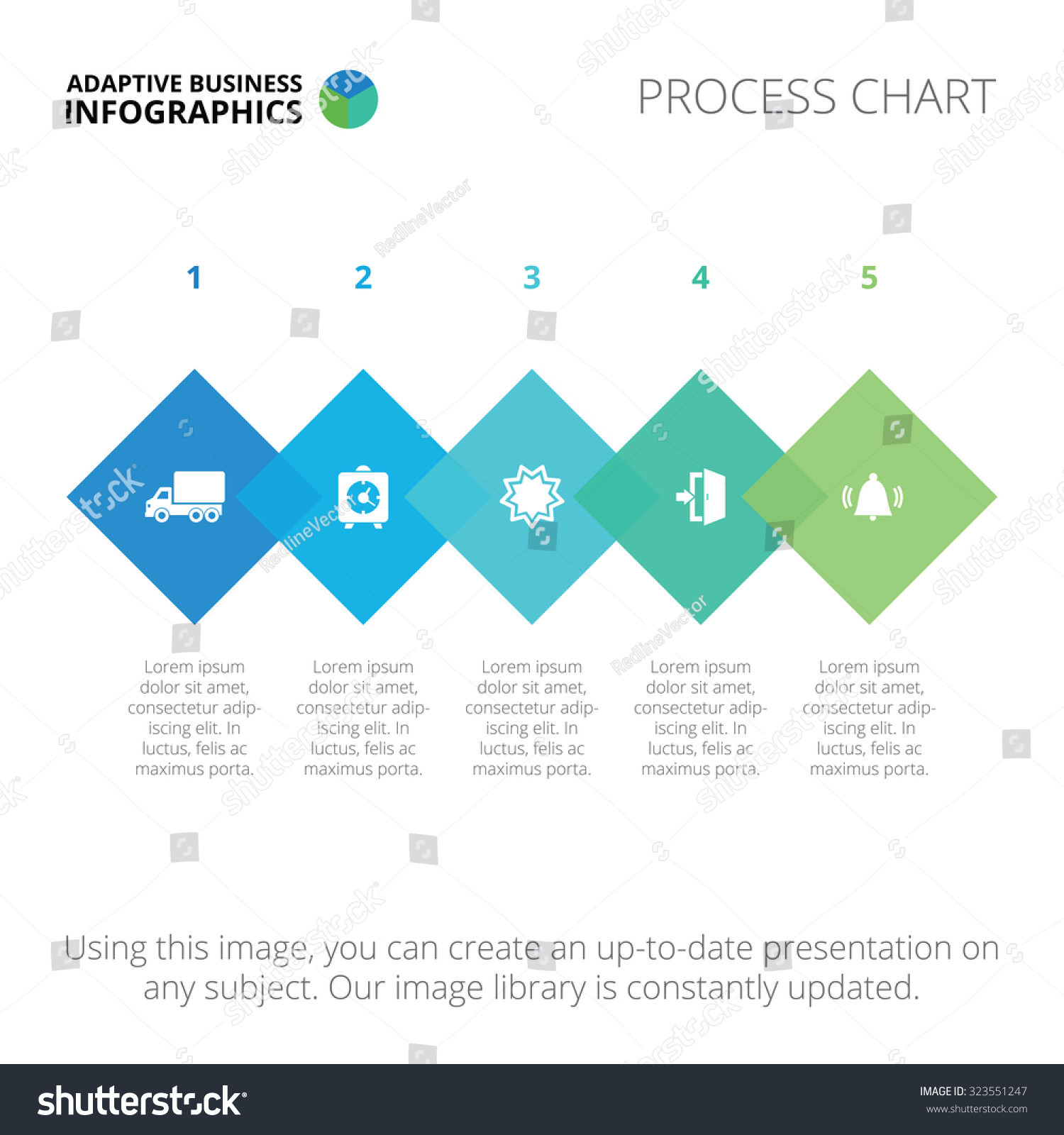 Editable Infographic Template Process Chart Blue Stock Vector 323551247 Shutterstock Editable Infographic Templates