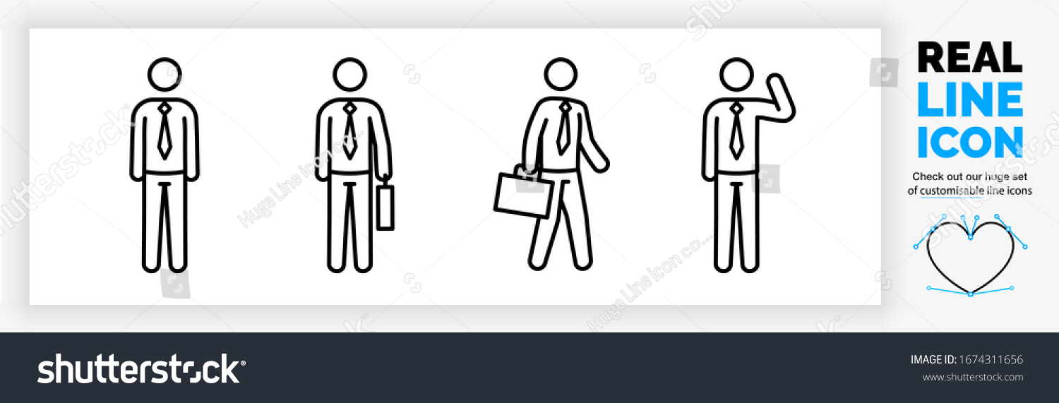 男性 全身 横顔 のイラスト素材 画像 ベクター画像 Shutterstock