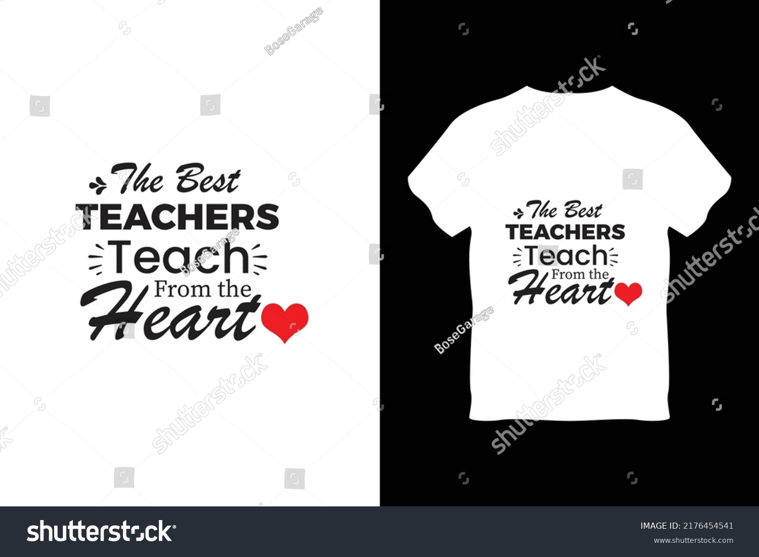 Editable Best Teachers Teach Me Heart Stock Vector (Royalty Free ...