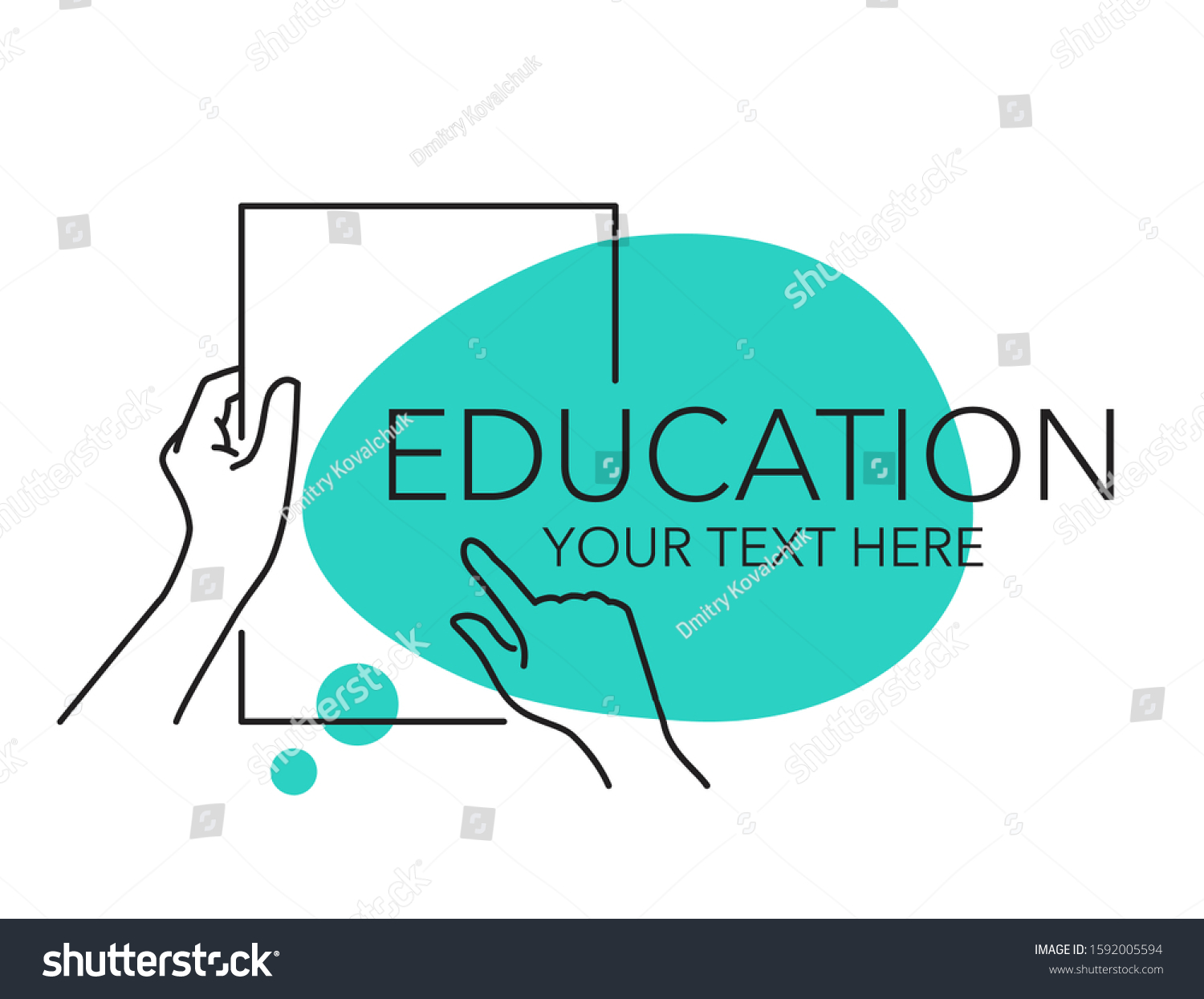 Education Elearning Testing Examination Banner Template Stock Vector Royalty Free