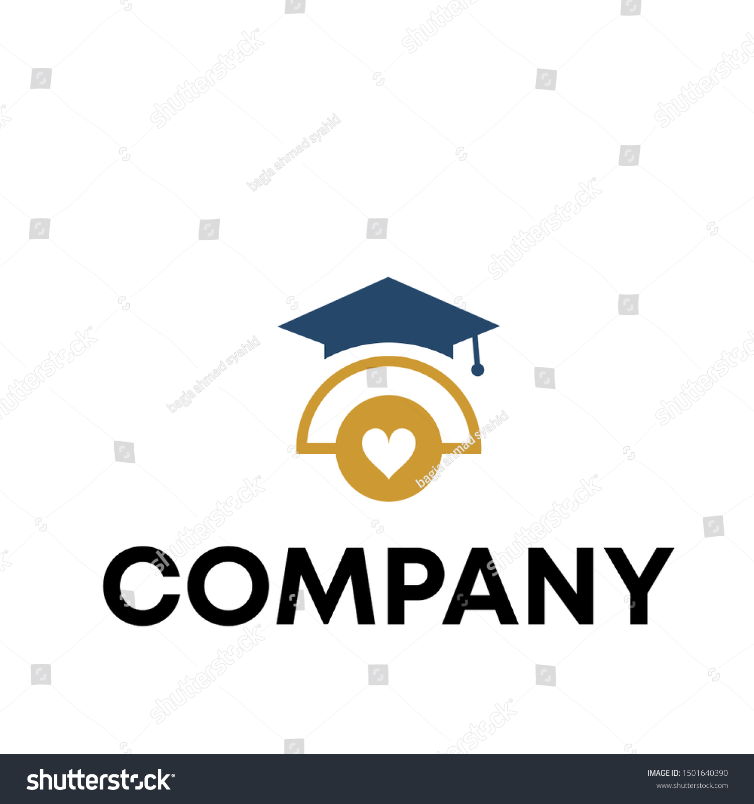 Education Logo Learn Graduate Vector Icon Stock Vector (Royalty Free ...