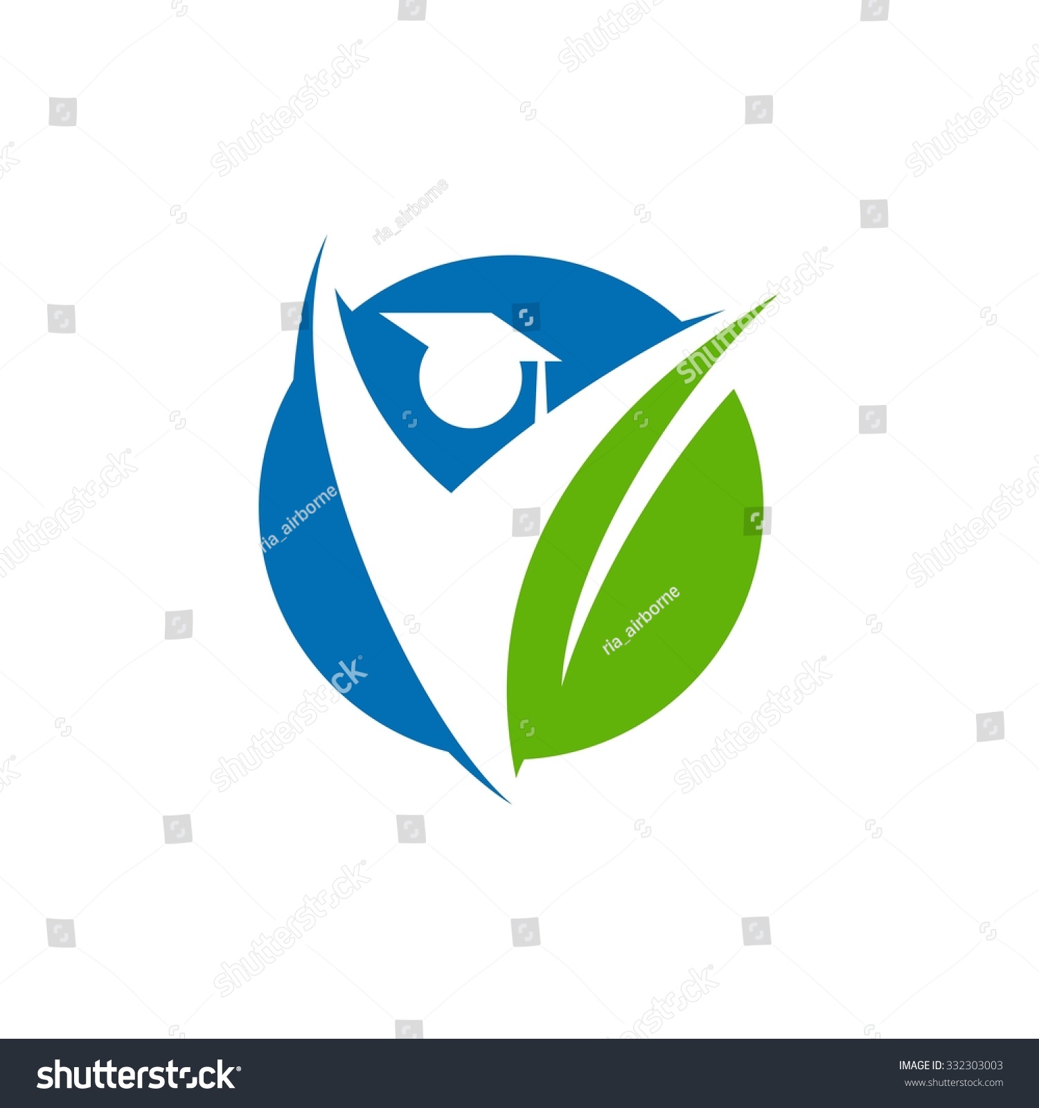 Education Logo Template Stock Vector (Royalty Free) 332303003 ...