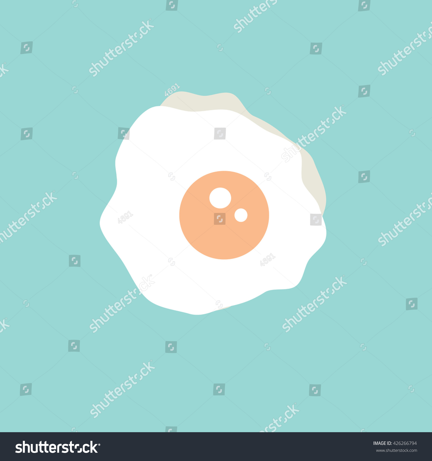 Egg Fry Vector Eps10 Stock Vector (Royalty Free) 426266794 | Shutterstock