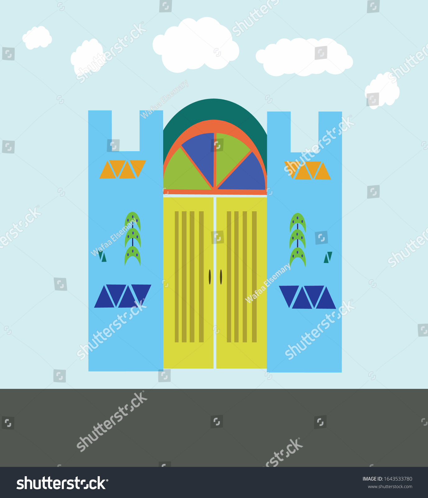 10 Nubian House Stock Vectors Images And Vector Art Shutterstock