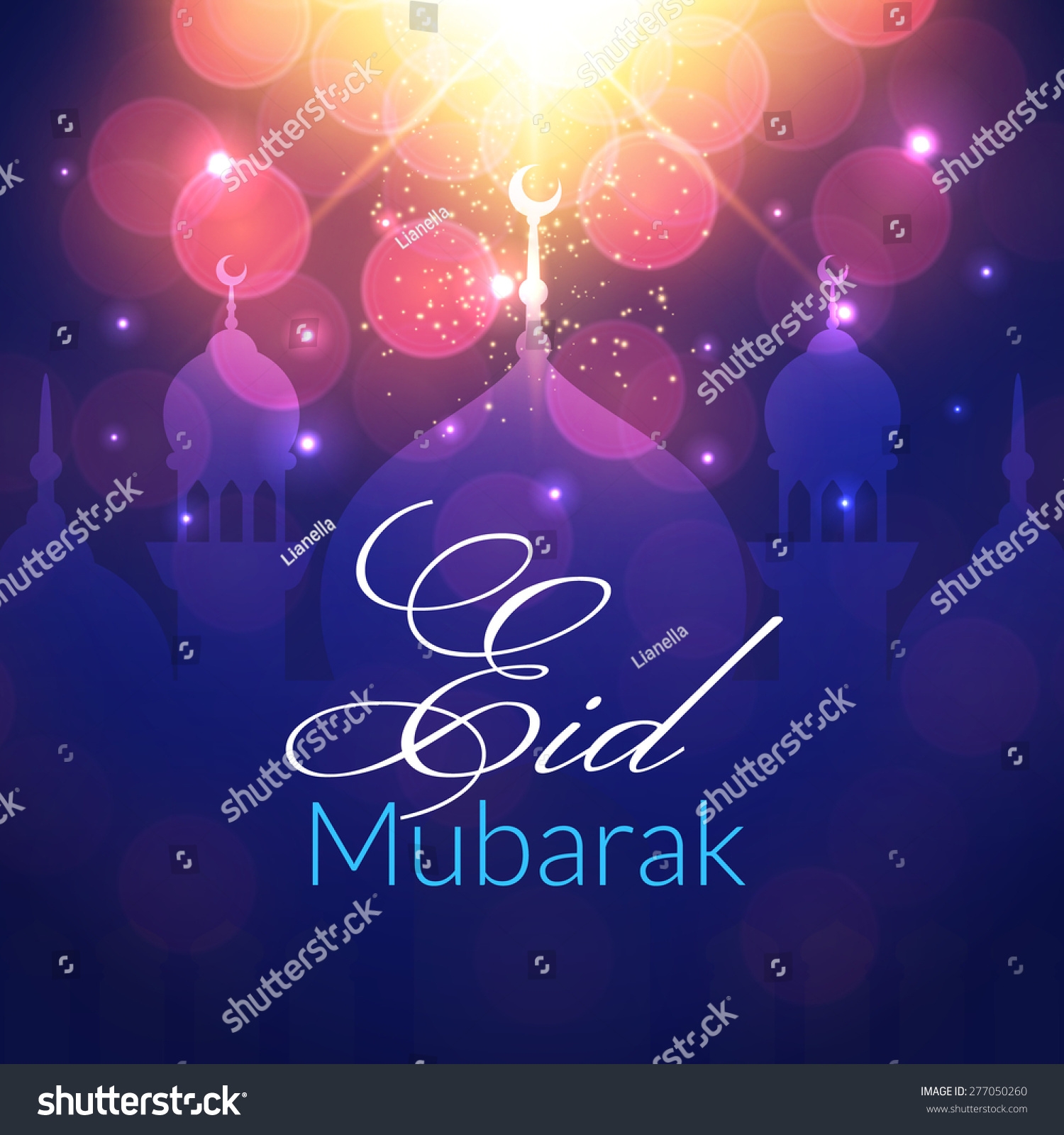 Elegant 20 Eid Card Light