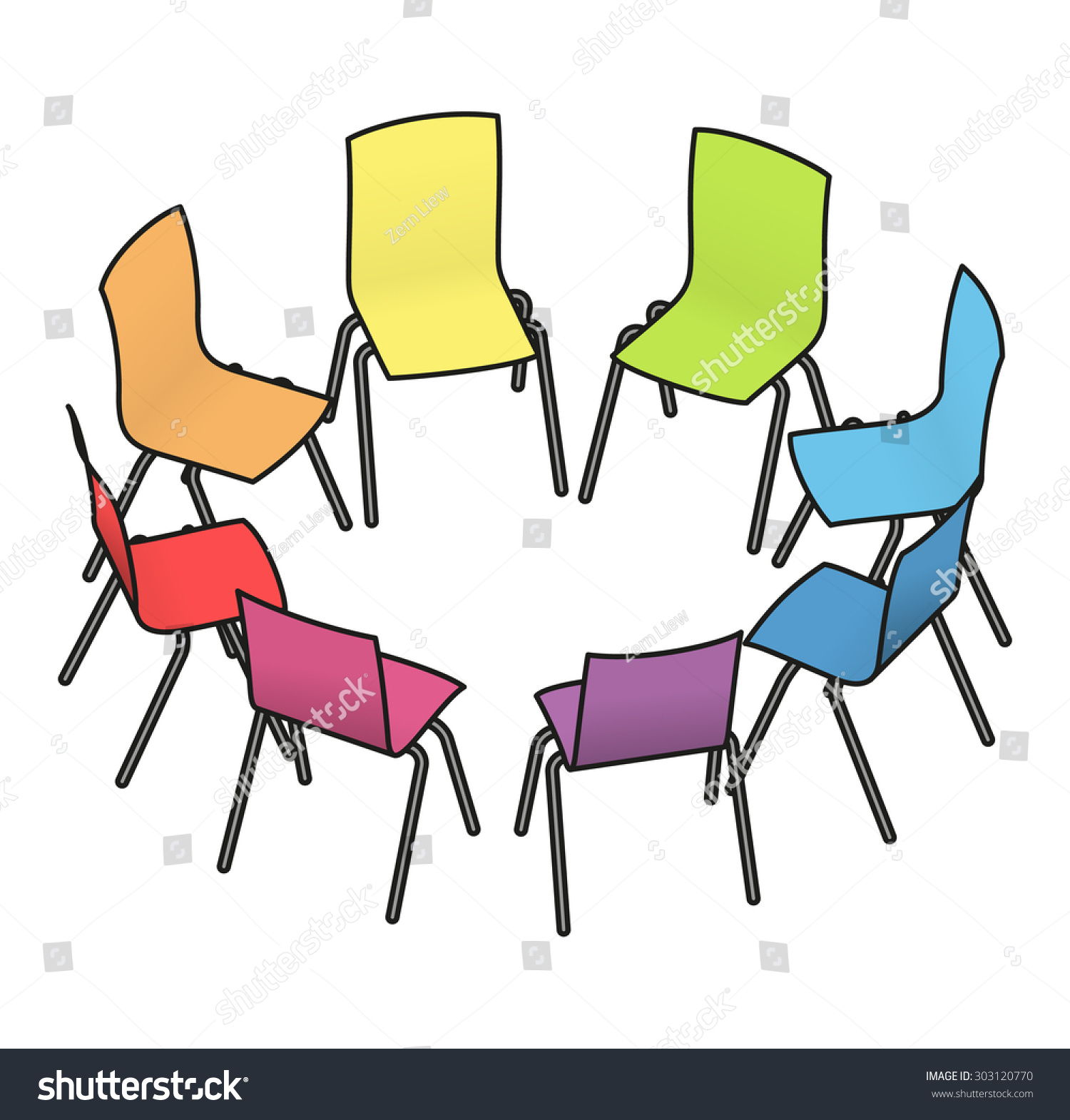 chairs in a circle