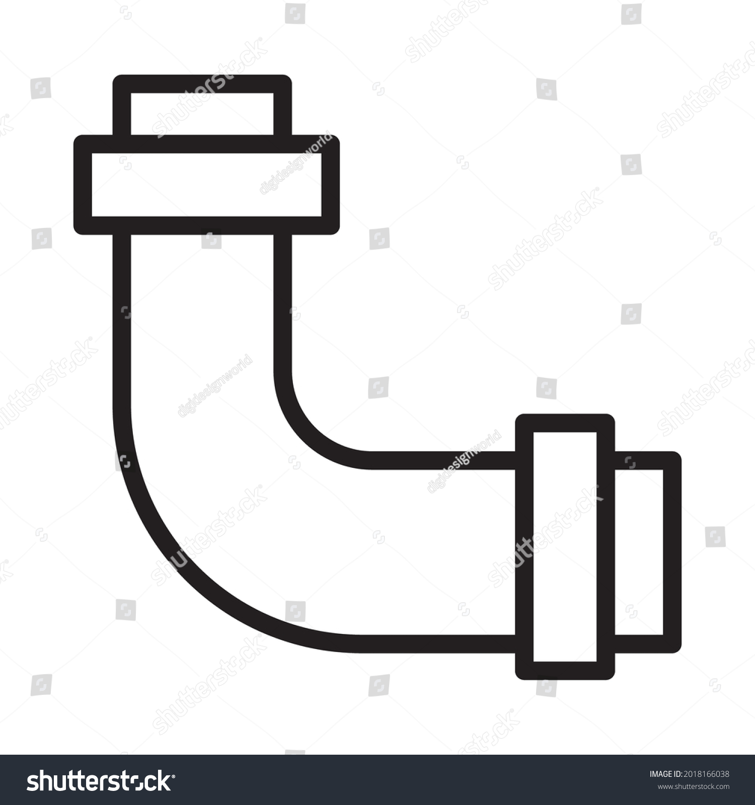 227 Pvc pipe elbow Stock Vectors, Images & Vector Art | Shutterstock