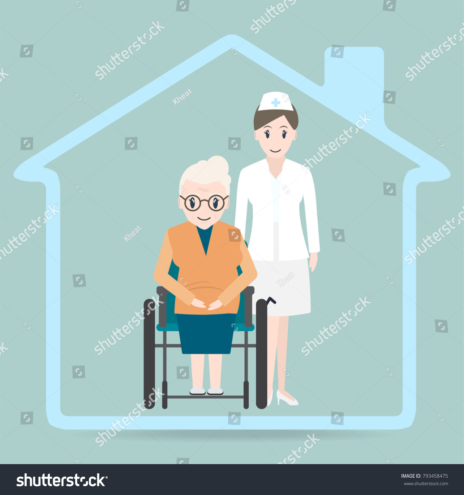 9,553 Old age home icon Images, Stock Photos & Vectors | Shutterstock