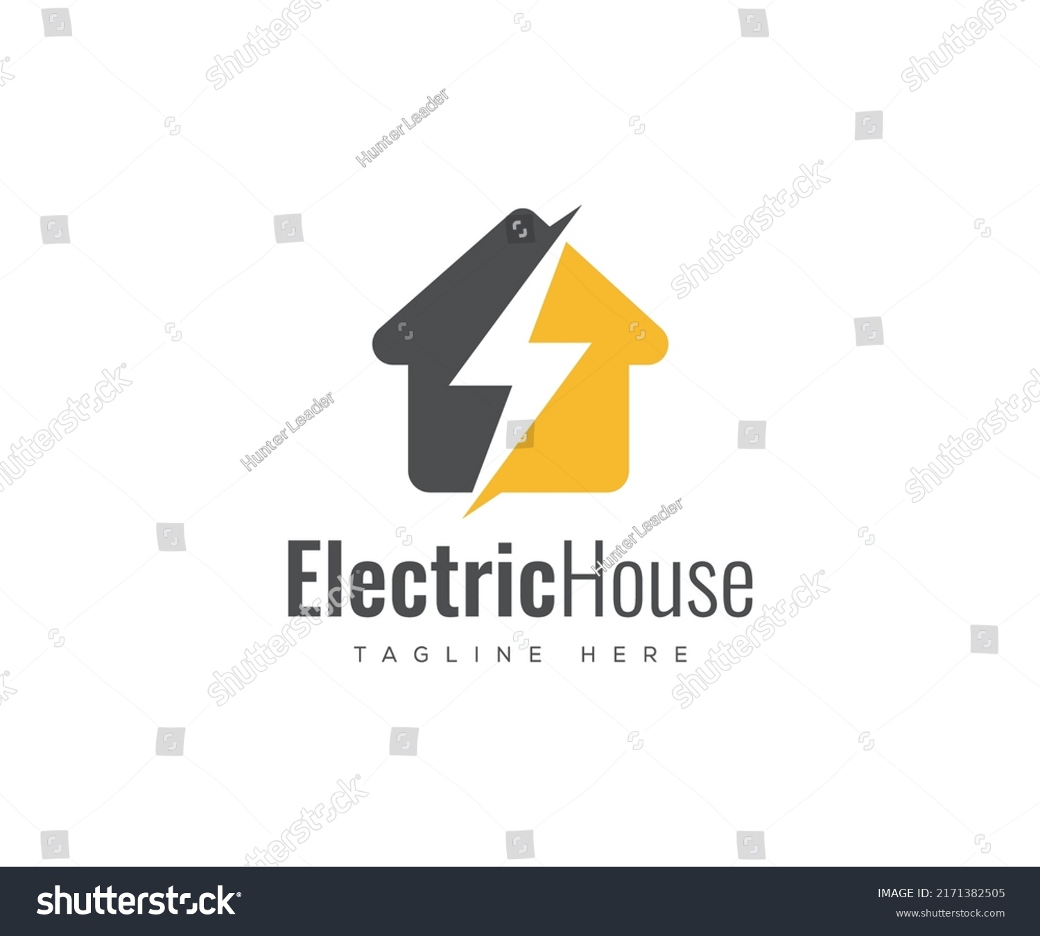 Electric House Logo Power House Logo Stock Vector (Royalty Free ...