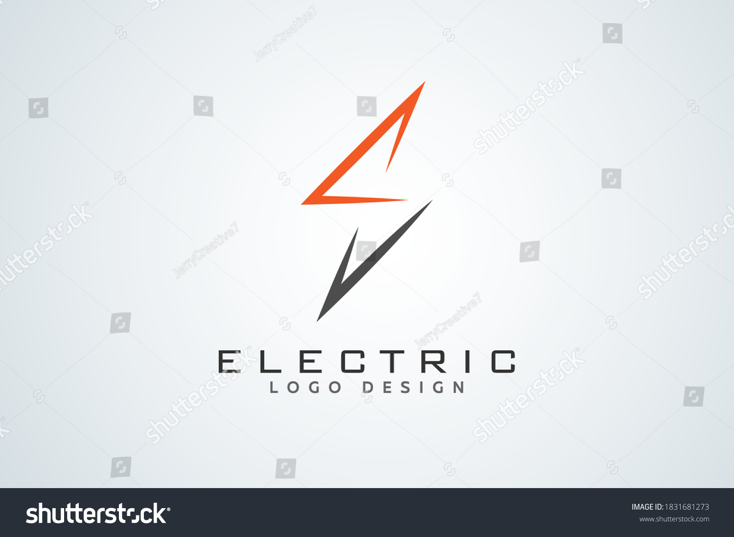 Stock Vektor Electric Logo Letter S Lightning Bolt Bez Autorsk Ch Poplatk