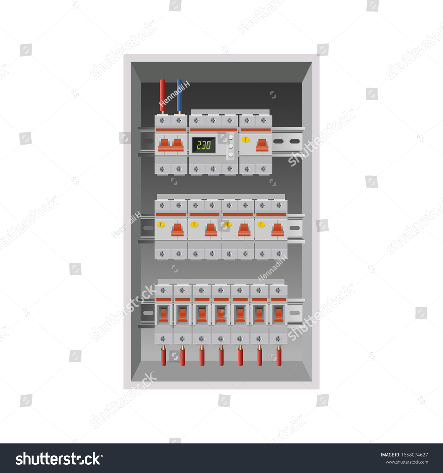 6,813 Electrical distribution unit Images, Stock Photos & Vectors ...