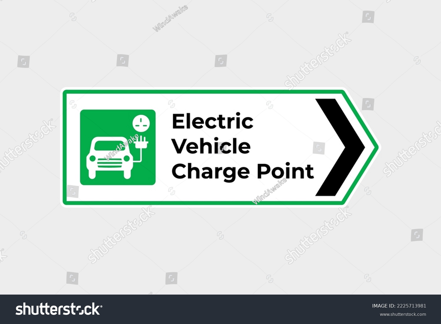 SVG of Electric vehicles (EV) charging station and charge parking signage in the United Kingdom UK. vector svg