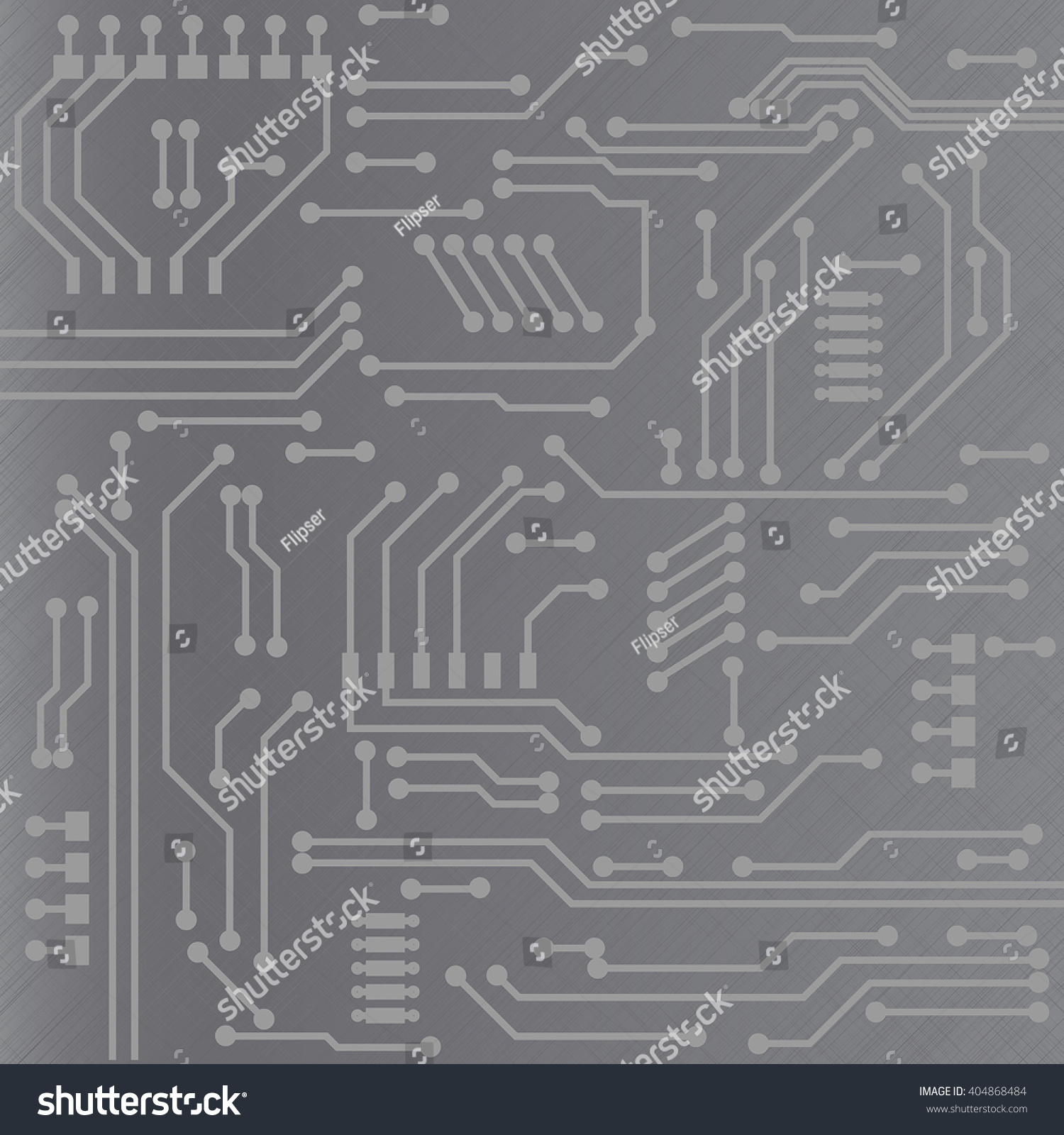 Electronic Circuit Background Vector Illustration Stock Vector (Royalty ...