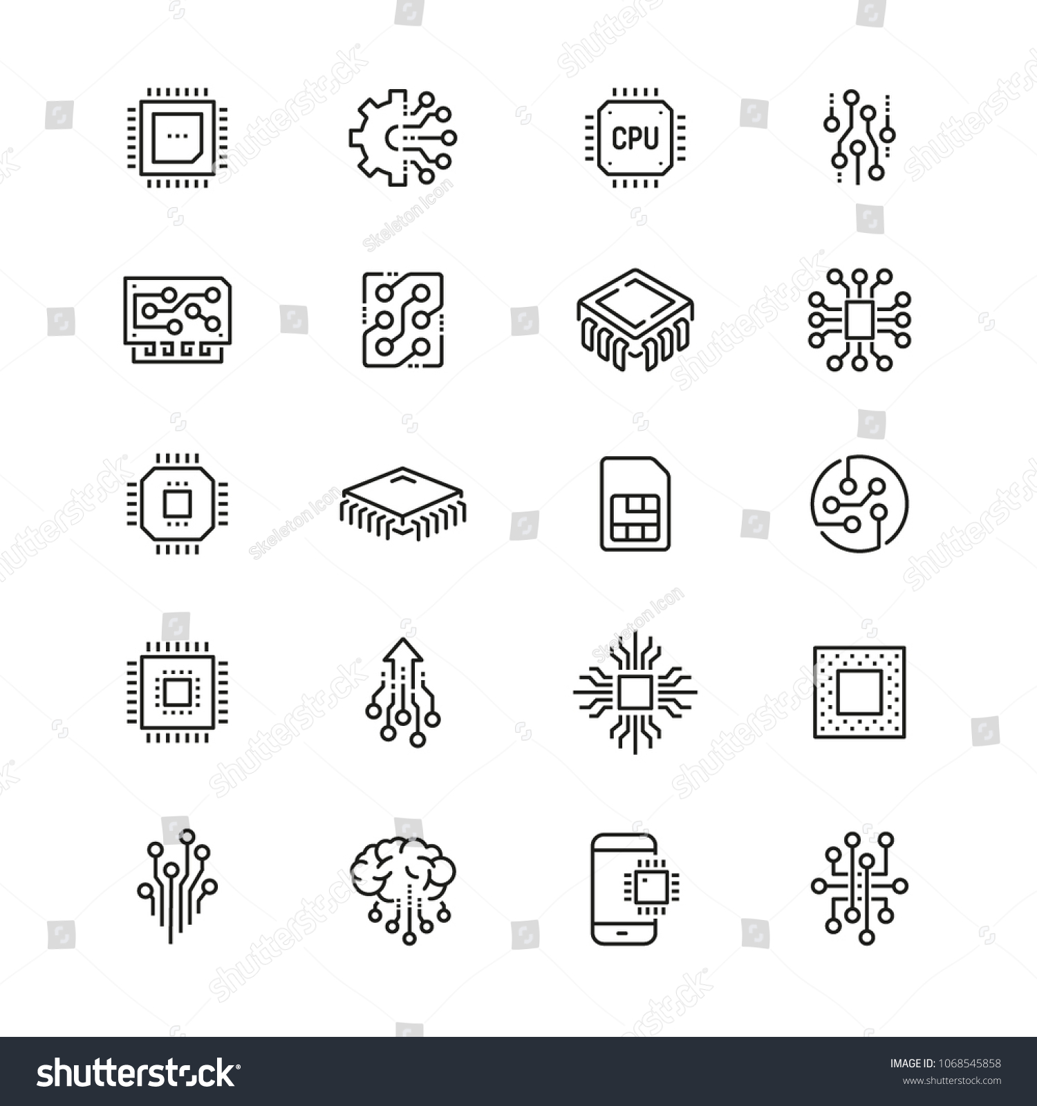 47 955 Electronic Component Icons Images Stock Photos Vectors Shutterstock