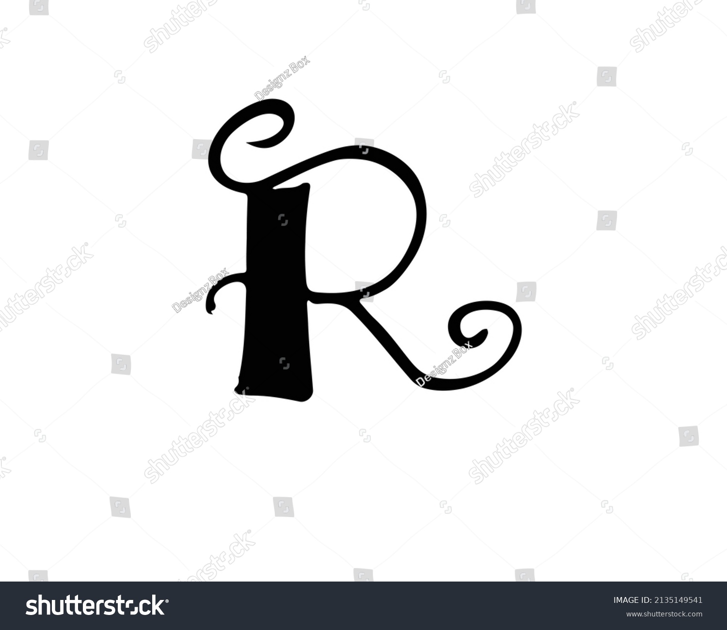 Elegant Alphabet Letters Font Classic Lettering Stock Vector (Royalty ...