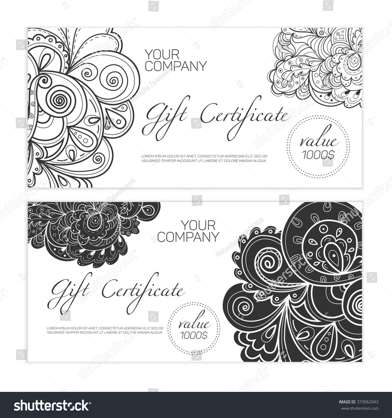 300 <strong>Best Certificate Templates</strong> 2019 - BeginDot Elegant certificate templates