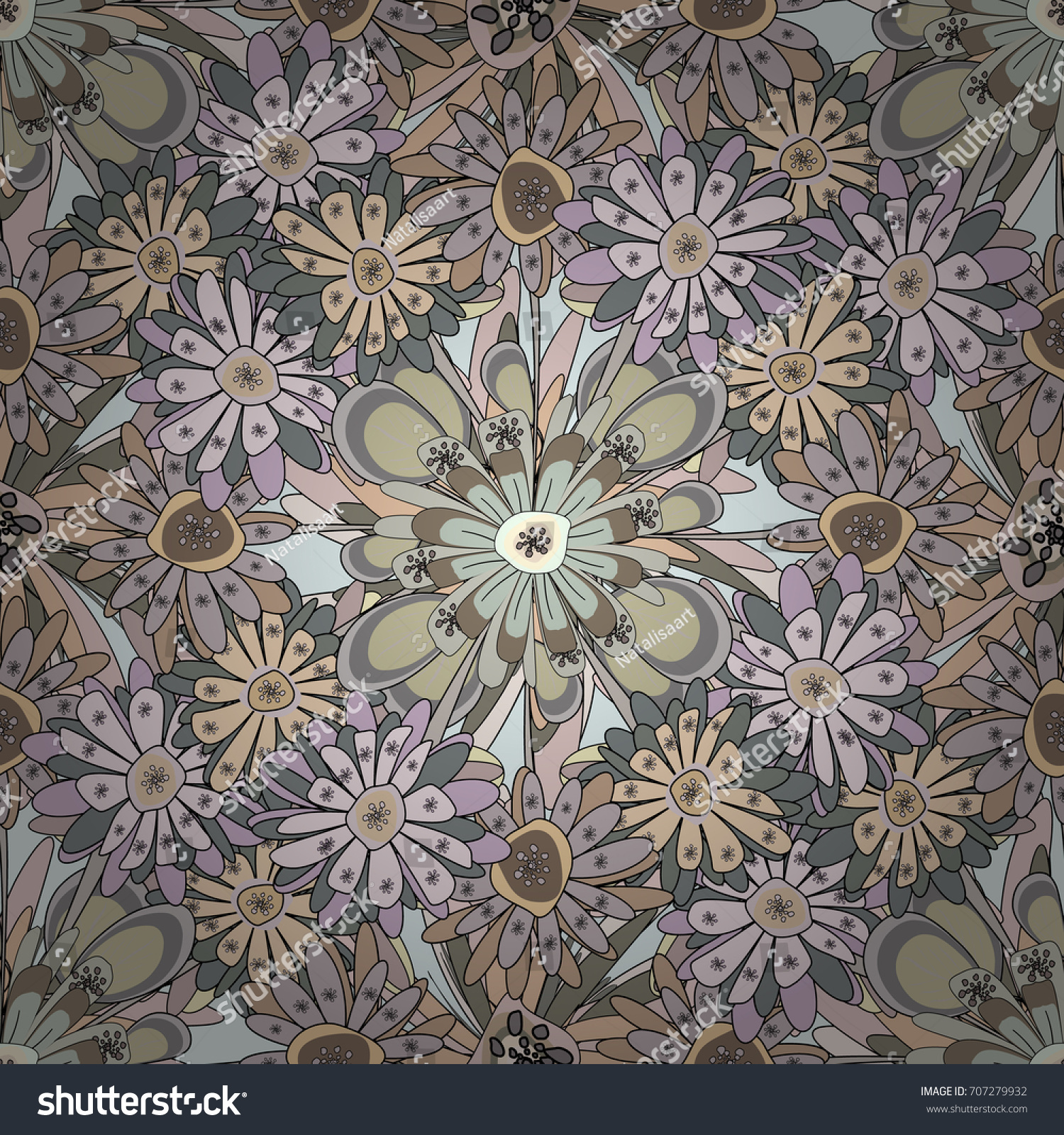 Elements Create Design Patterns Ornament Backgrounds Stock Vector ...