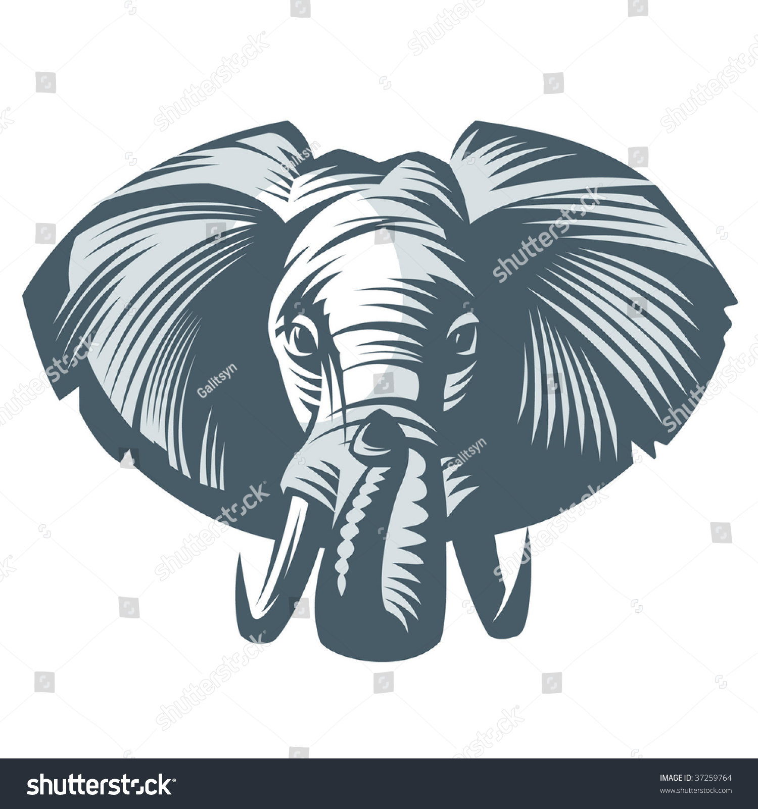 Elephant Stock Vector Illustration 37259764 : Shutterstock