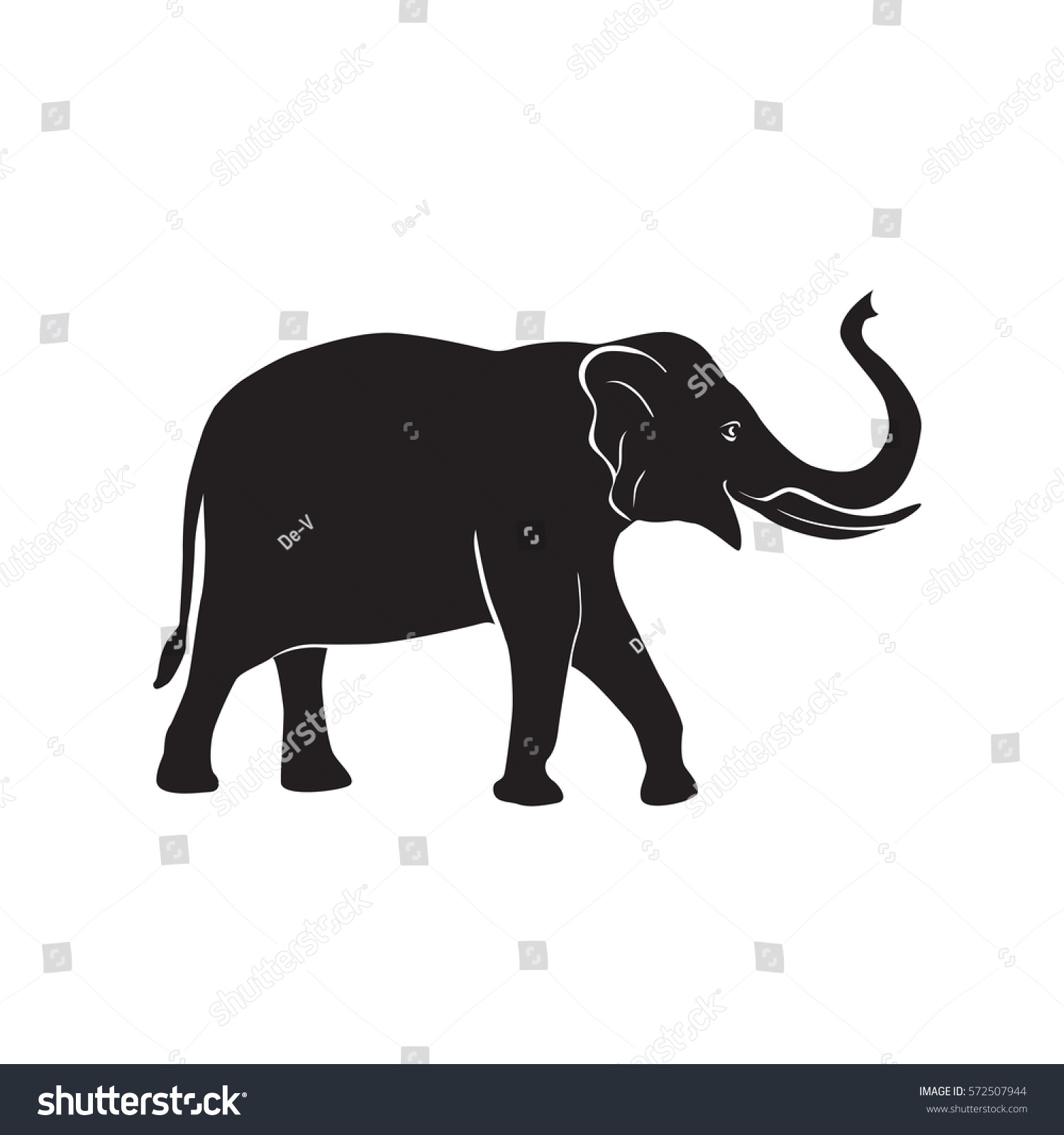 7,867 Asian elephant silhouette Images, Stock Photos & Vectors ...