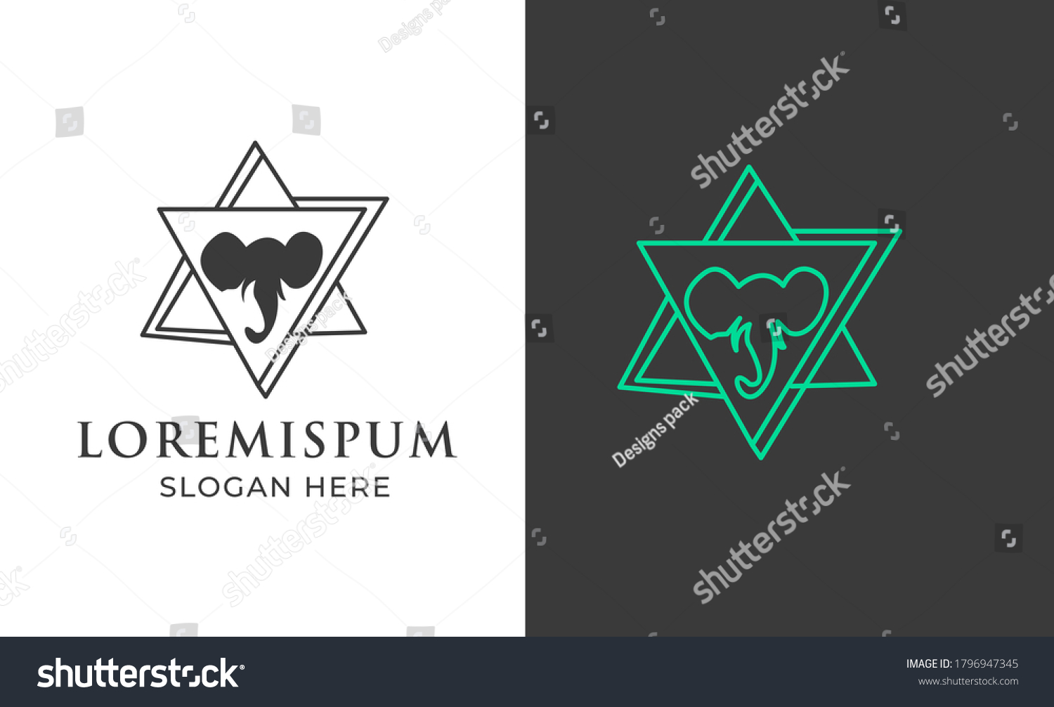 SVG of Elephant symbol - vector illustration in white background .logo design elephant,elephant minimal,graphics ,vintage retro logo design .elephant line art logo design 3 svg