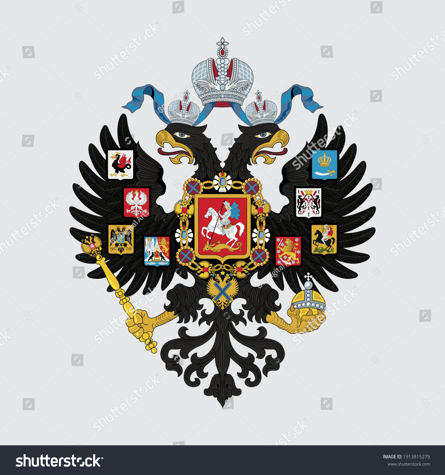 SVG of Emblem of the Russian empire. svg
