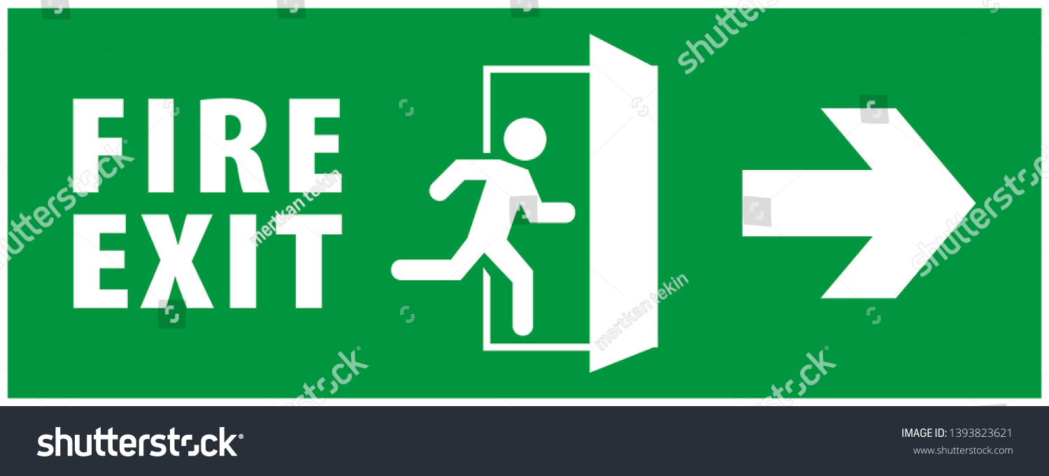 Safety-exit_sign Images, Stock Photos & Vectors | Shutterstock