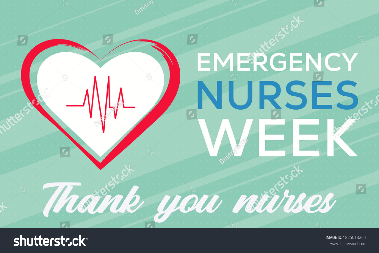 Emergency Nurses Week Always Takes Place Stock Vector (Royalty Intended For Nurses Week Flyer Templates