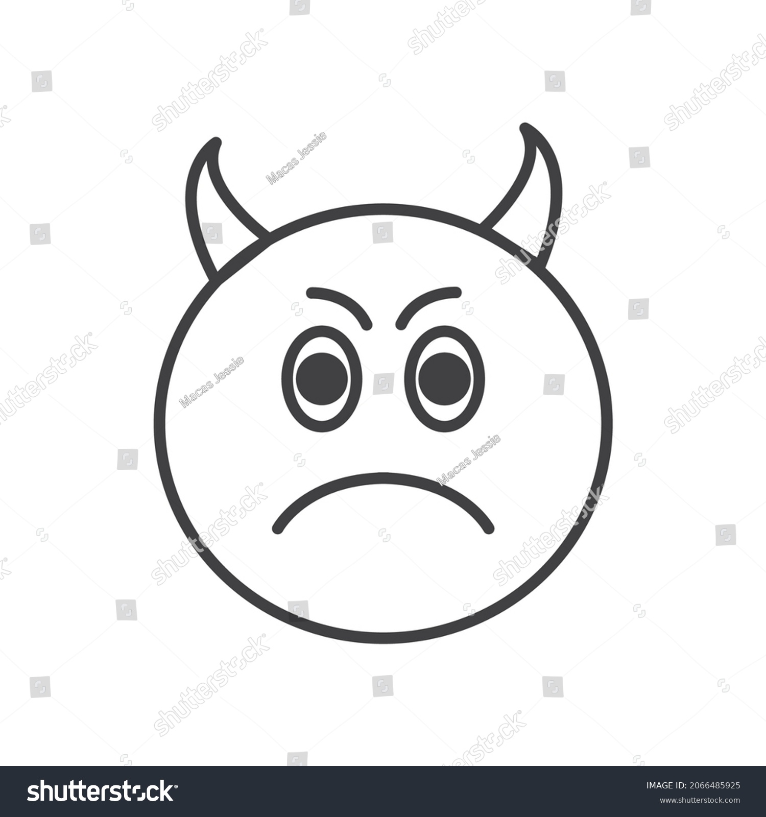 Emoji Emoticon Face Flat Isolated Emoji Stock Vector (Royalty Free ...