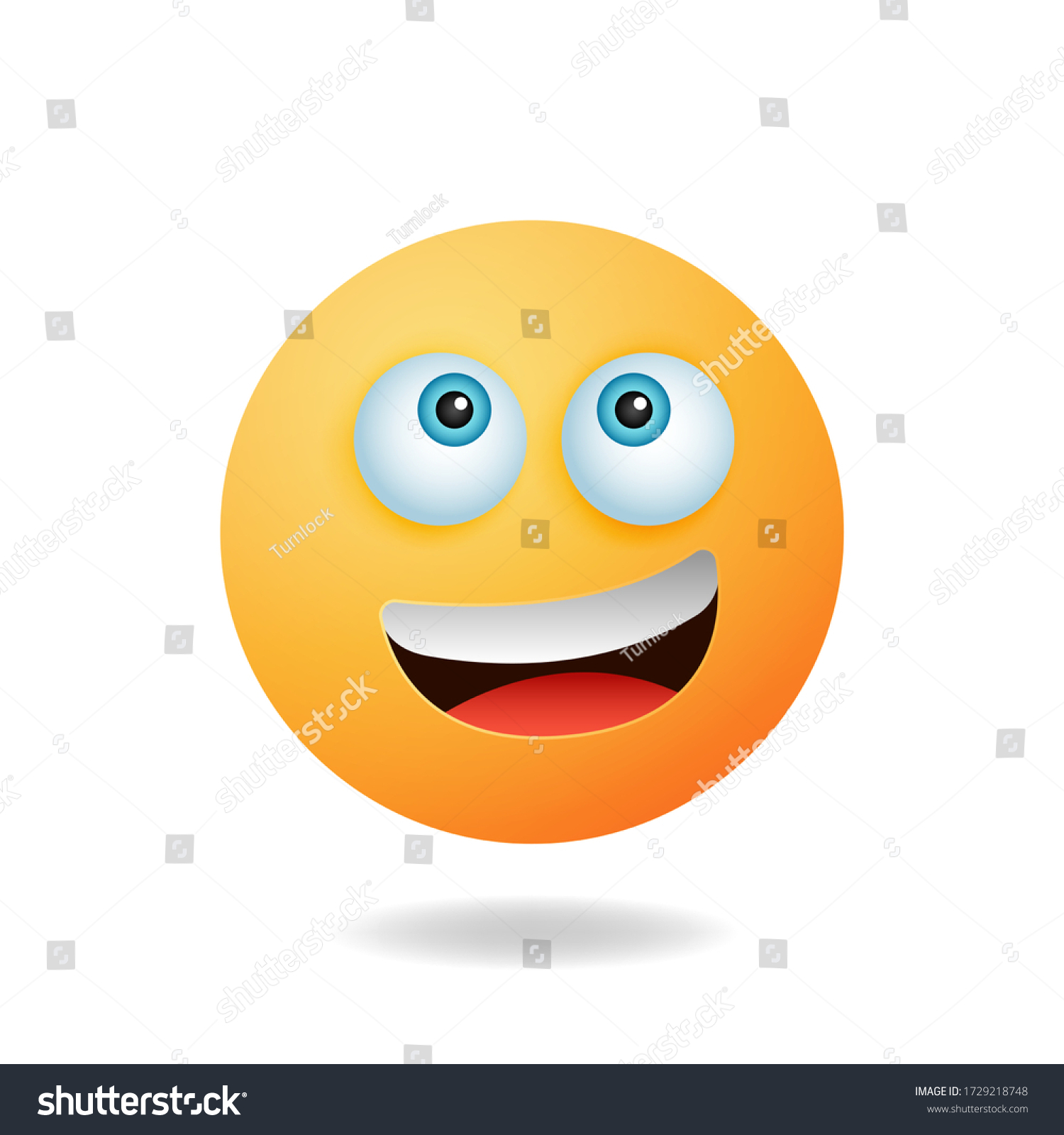 Emoticon Character Cute Emoticon Cartoon Characters Stock Vector ...