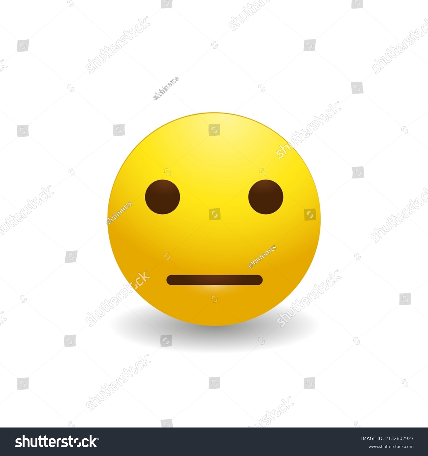 Emotional Emoji Cartoon Face 3d Stylized Stock Vector (Royalty Free ...