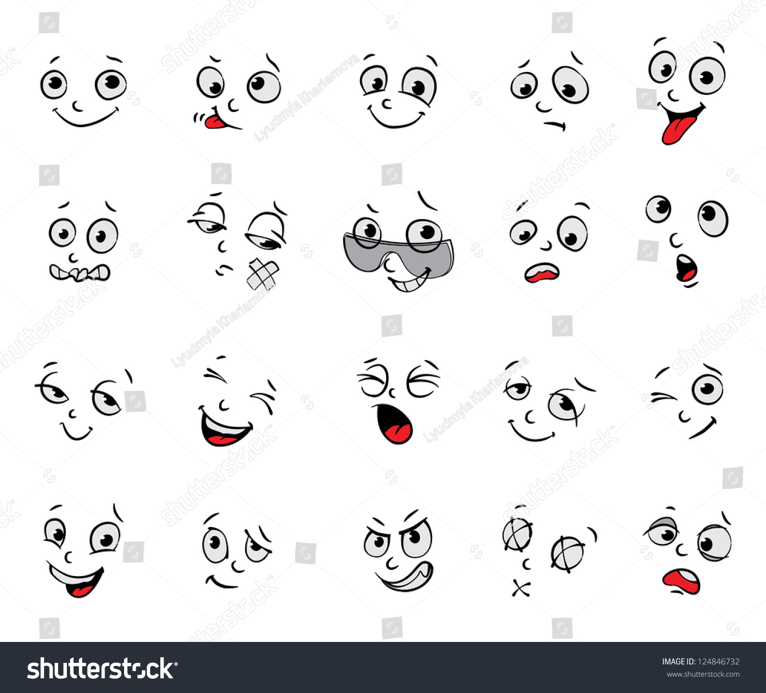 Toon face Images, Stock Photos & Vectors | Shutterstock