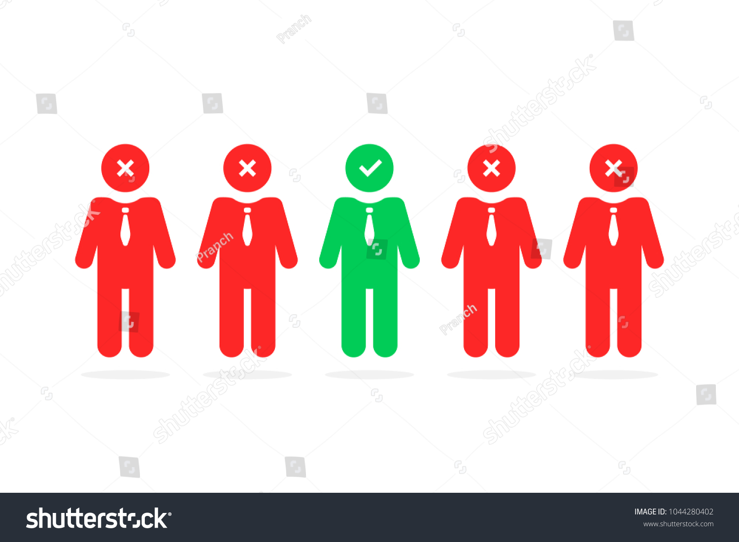 employee-select-like-recruitment-process-concept-stock-vector-royalty