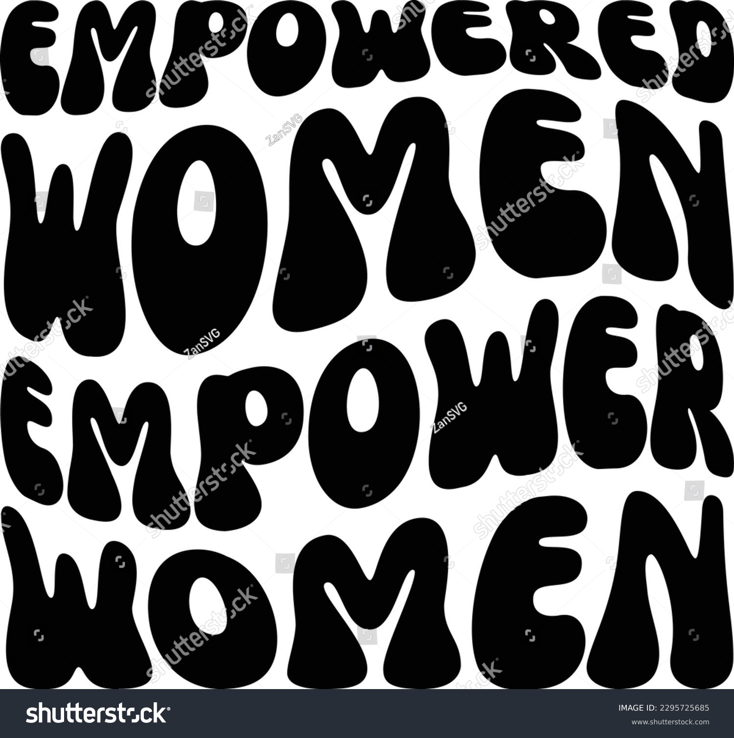 SVG of Empowered women empower women svg file svg
