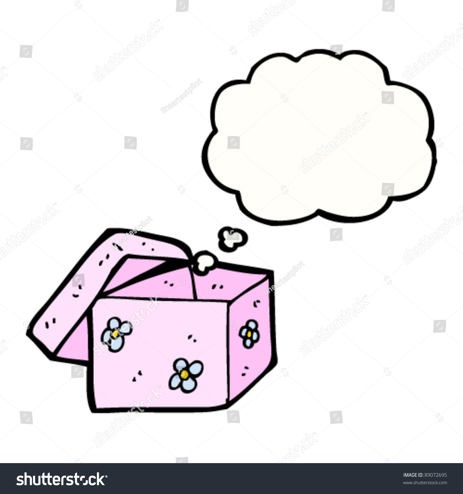 Empty Box Cartoon Stock Vector (Royalty Free) 89072695 | Shutterstock