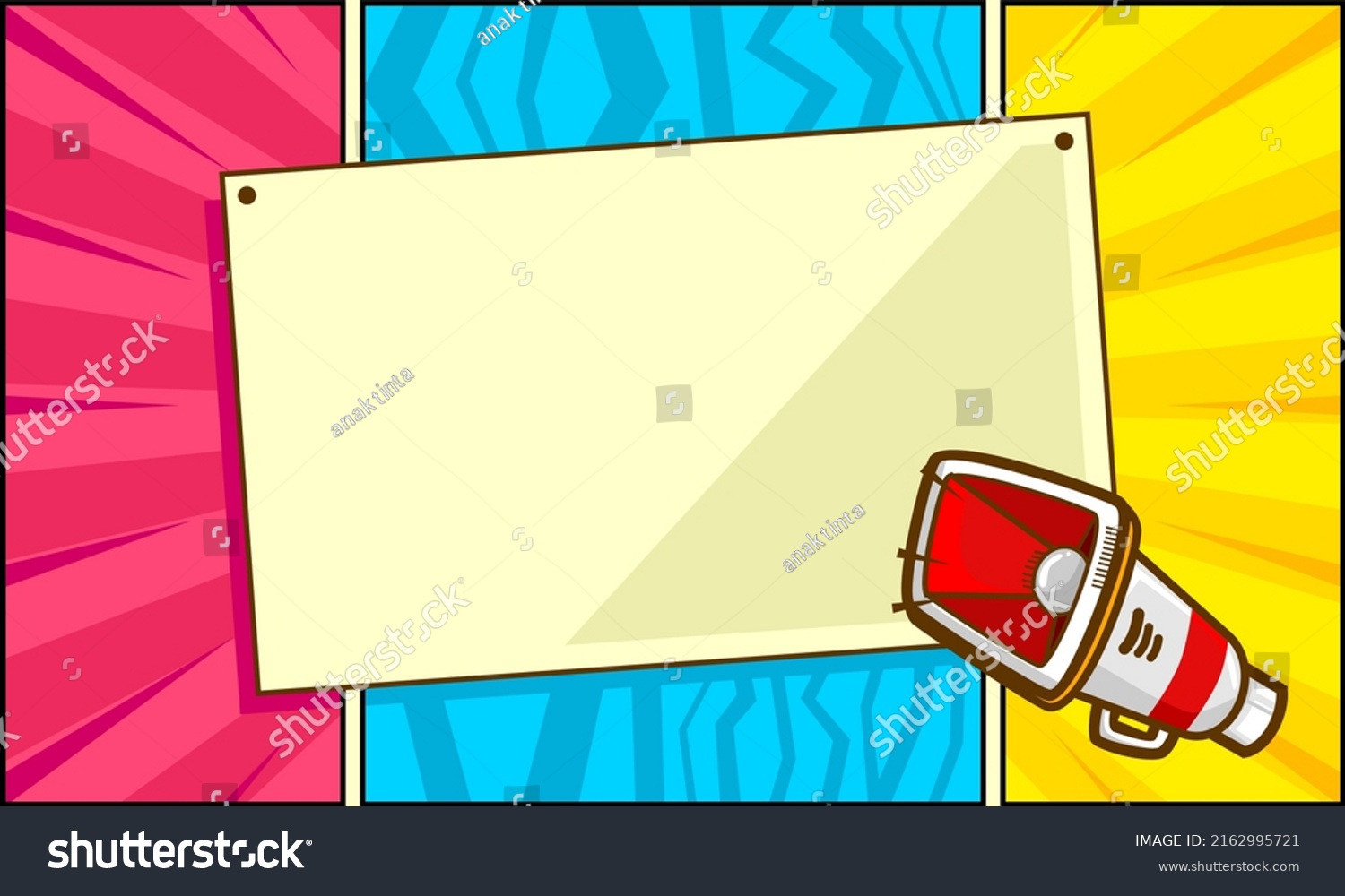 empty-comic-frame-background-template-stock-vector-royalty-free