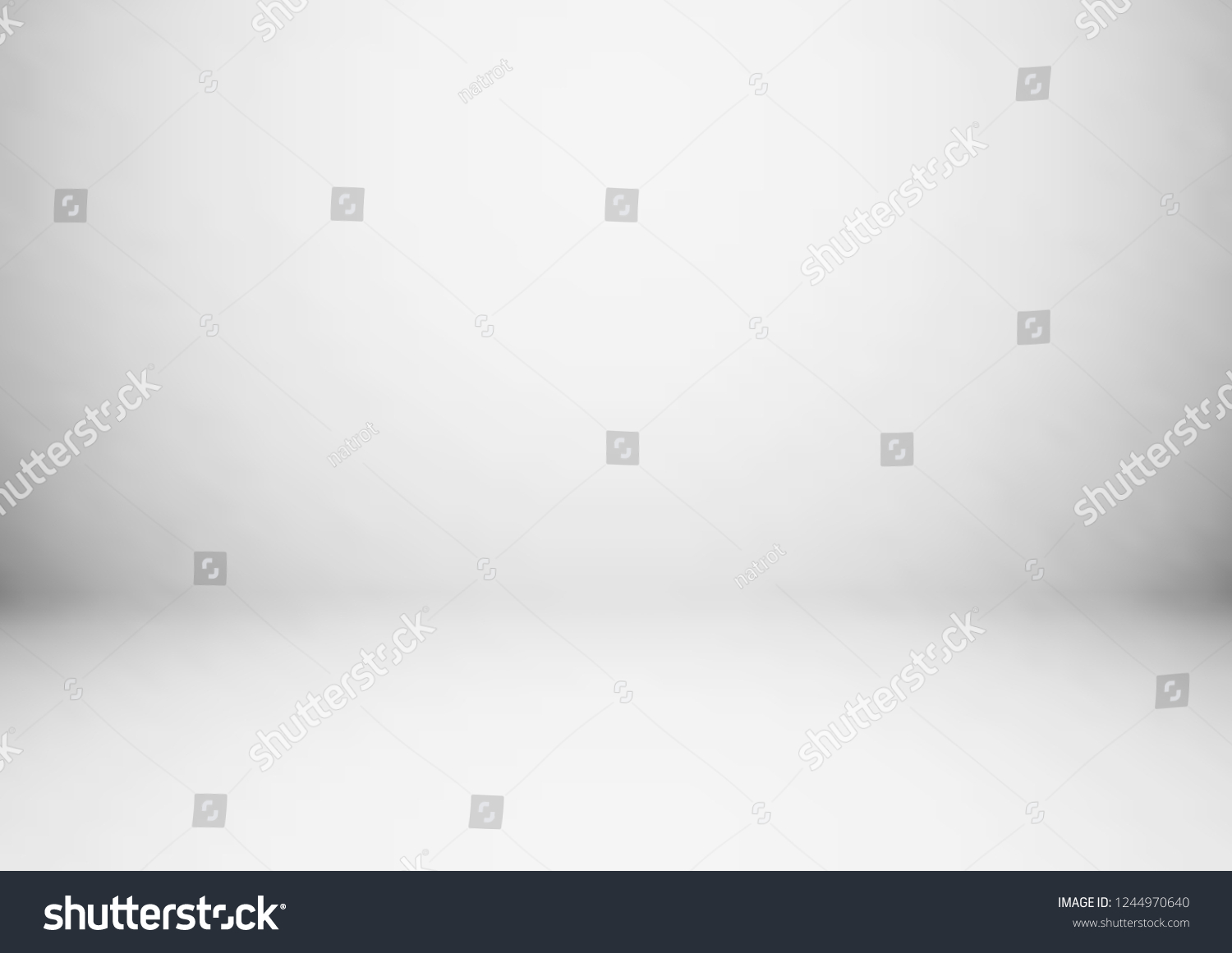 Empty Gray Studio Room Vector Background Stock Vector (Royalty Free