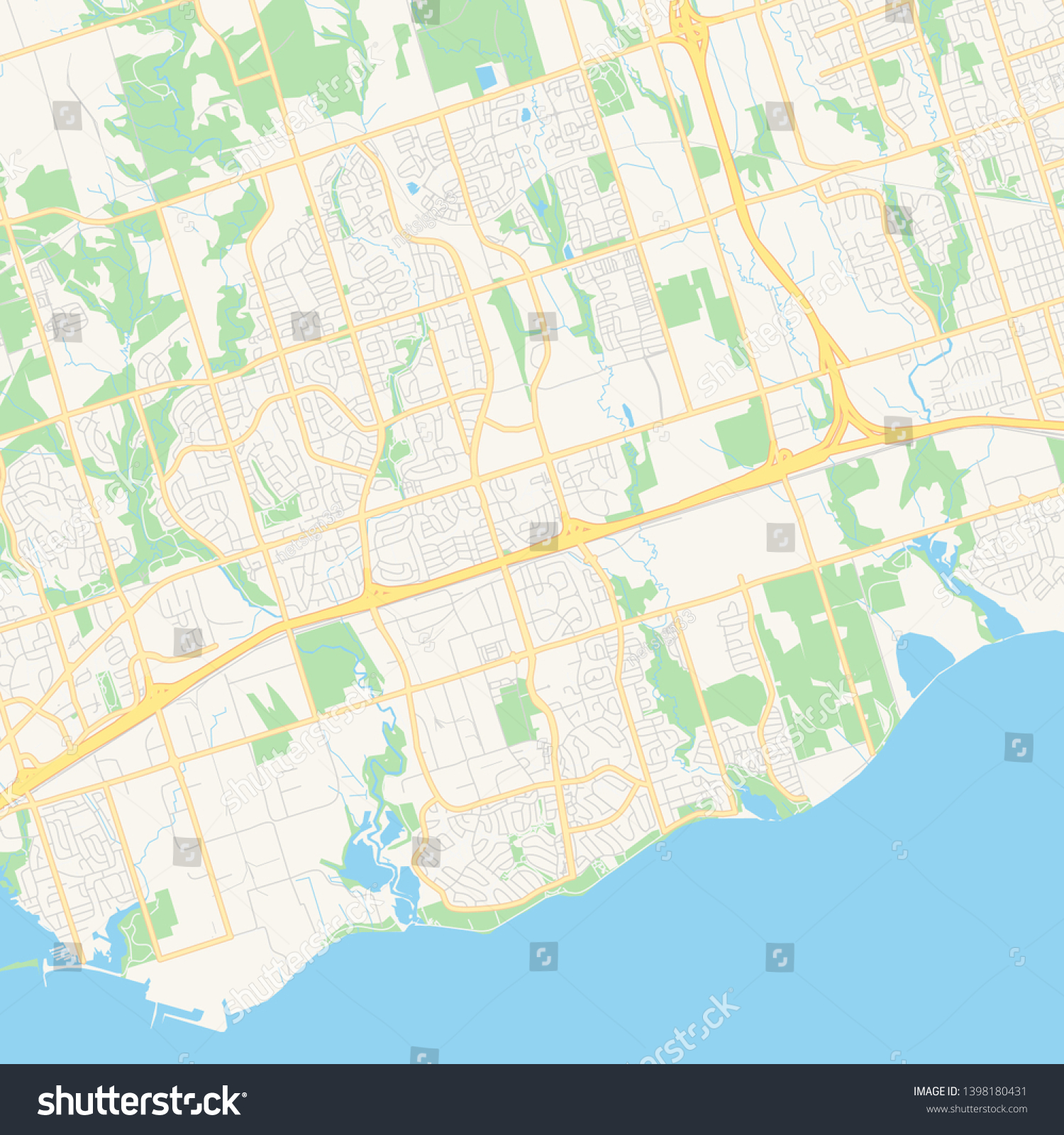 Map Of Ajax Ontario Canada Empty Vector Map Ajax Ontario Canada Stock Vector (Royalty Free) 1398180431  | Shutterstock