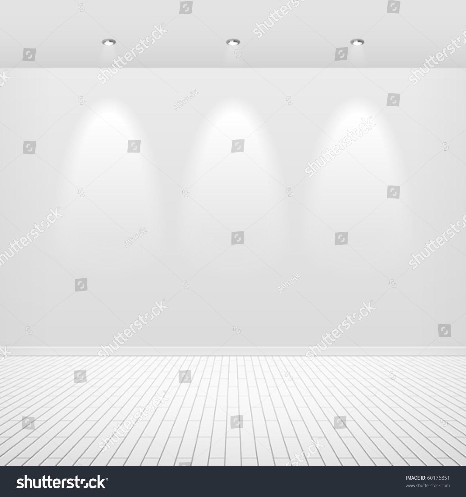 Empty White Wall Vector Stock Vector (Royalty Free) 60176851