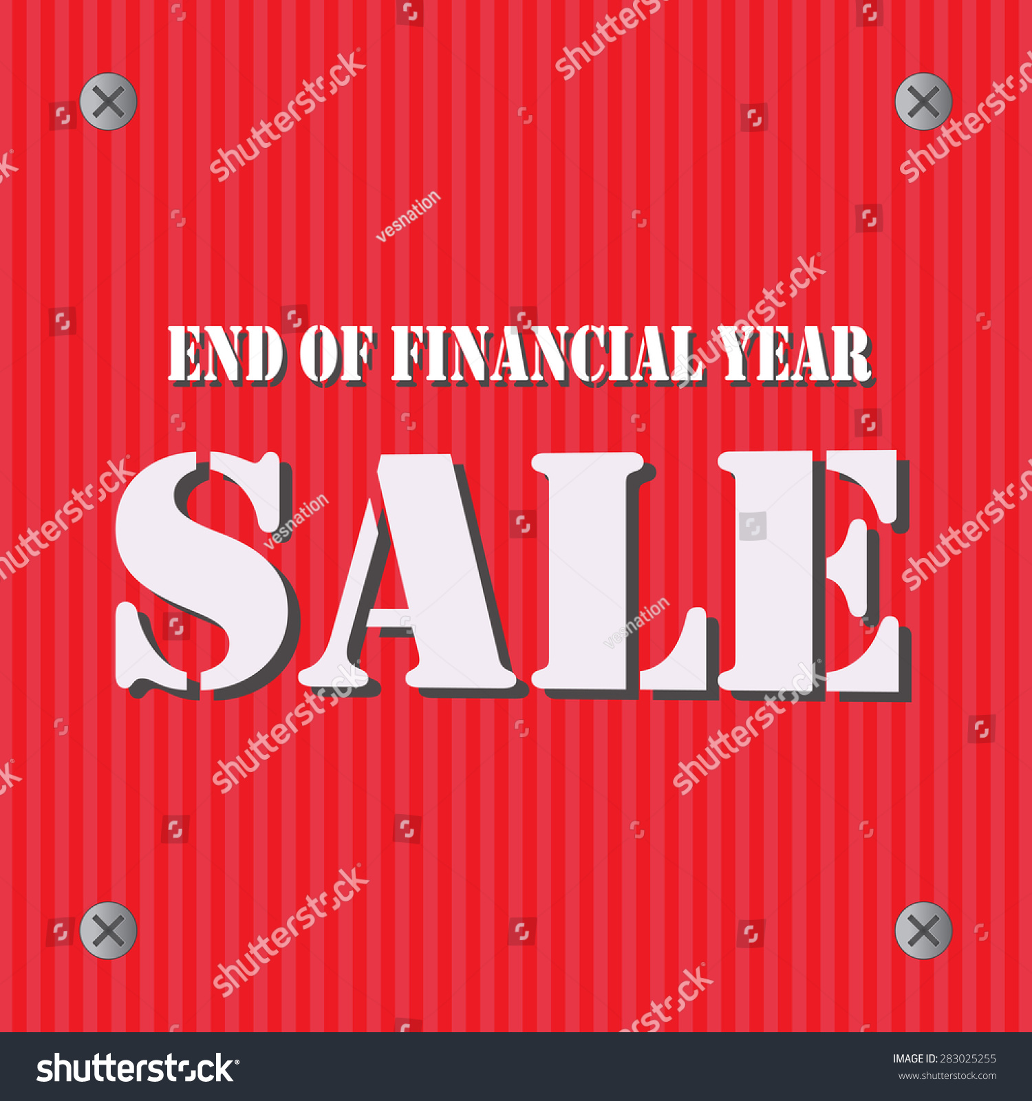 End Financial Year Sale Sign Stock Vector (Royalty Free) 283025255 Shutterstock